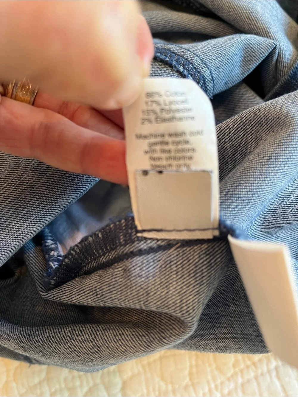 Madewell Denim Dress Cut Outs Sleeveless Women’s 6 Blue Pockets Coastal Cowgirl - Picture 17 of 17